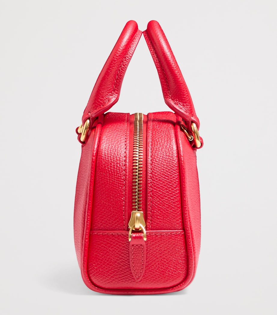 Mini Leather VLogo Signature Top-Handle Bag