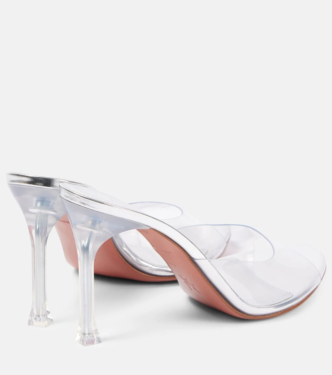 Amina Muaddi - Alexa Glass 95 PVC mules