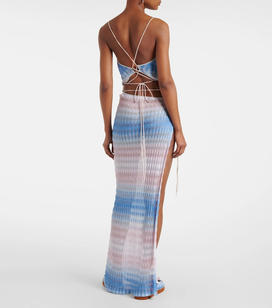 Missoni - Gradient wrap skirt