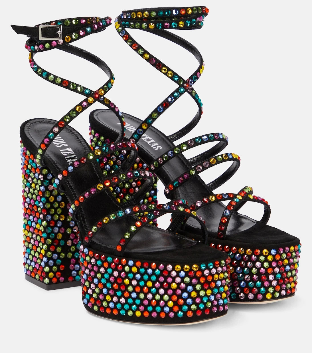 Paris Texas - Holly Evita embellished leather sandals