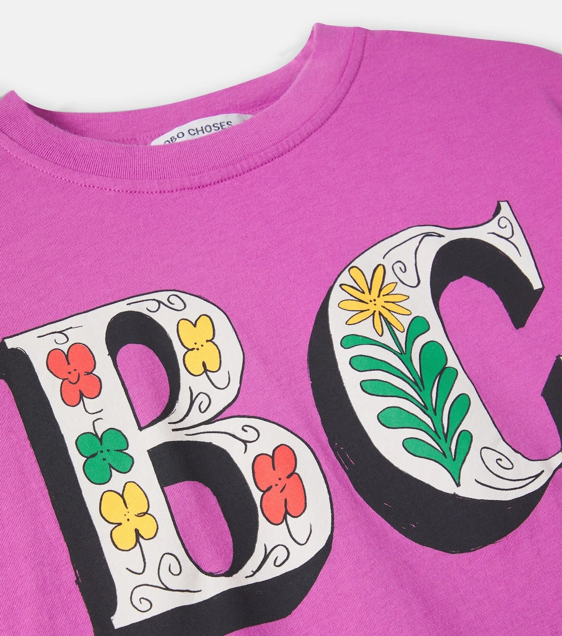 Bobo Choses - camiseta de algodón Spring Letters