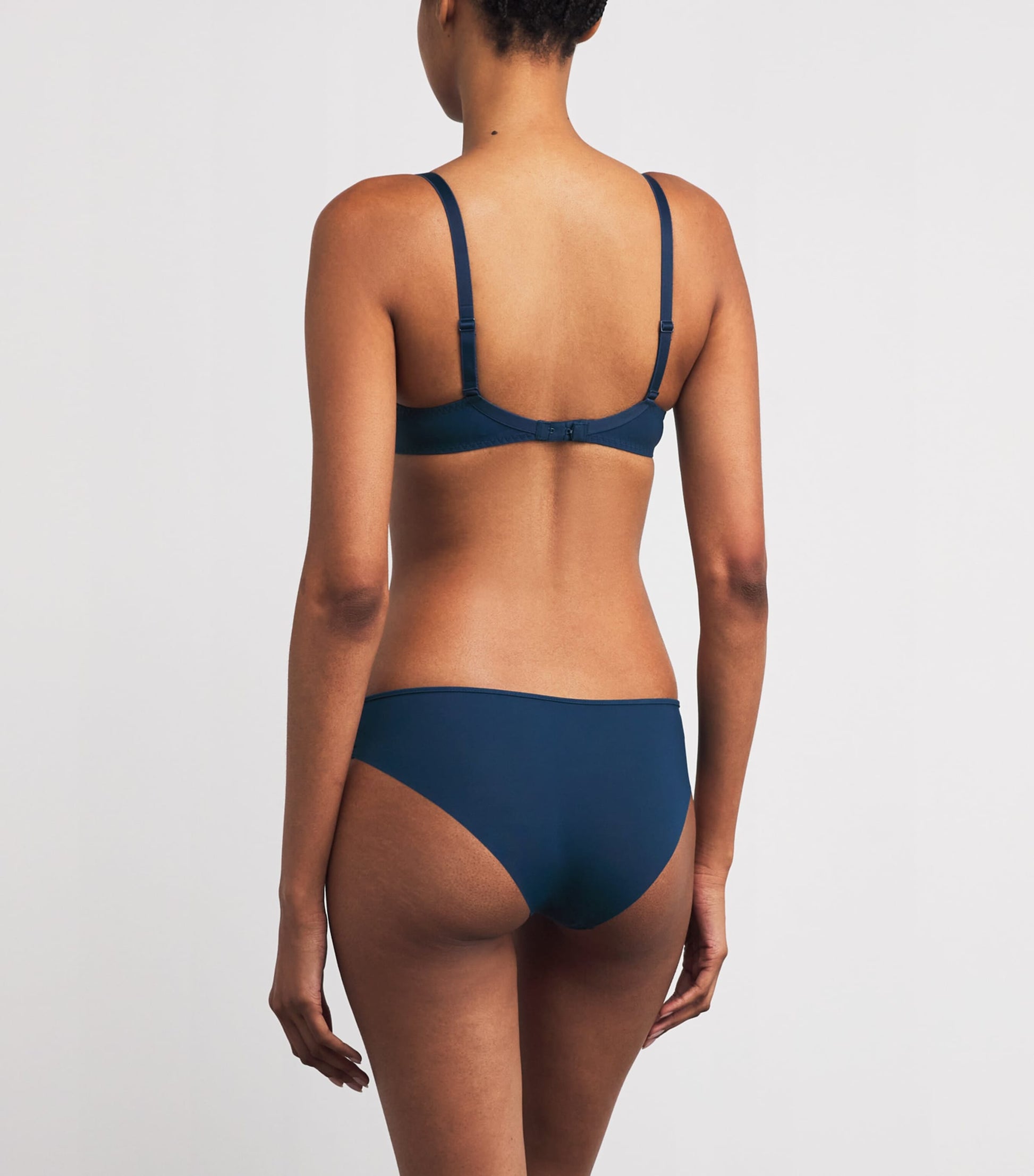 Blue Lace Saga Plunge Bra