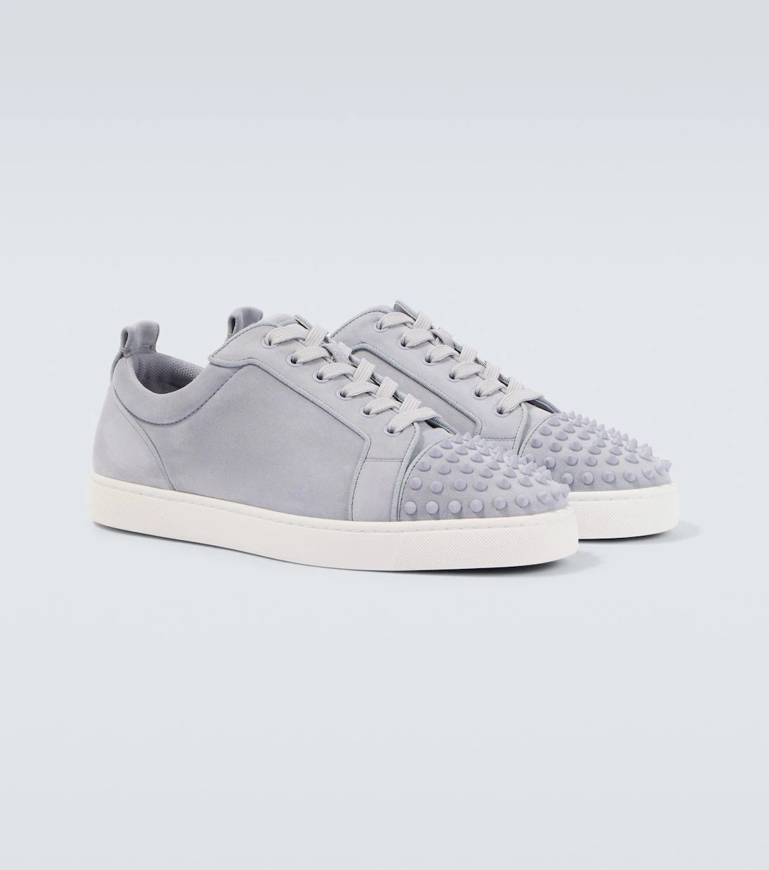 Christian Louboutin - Louis Junior Spikes suede sneakers