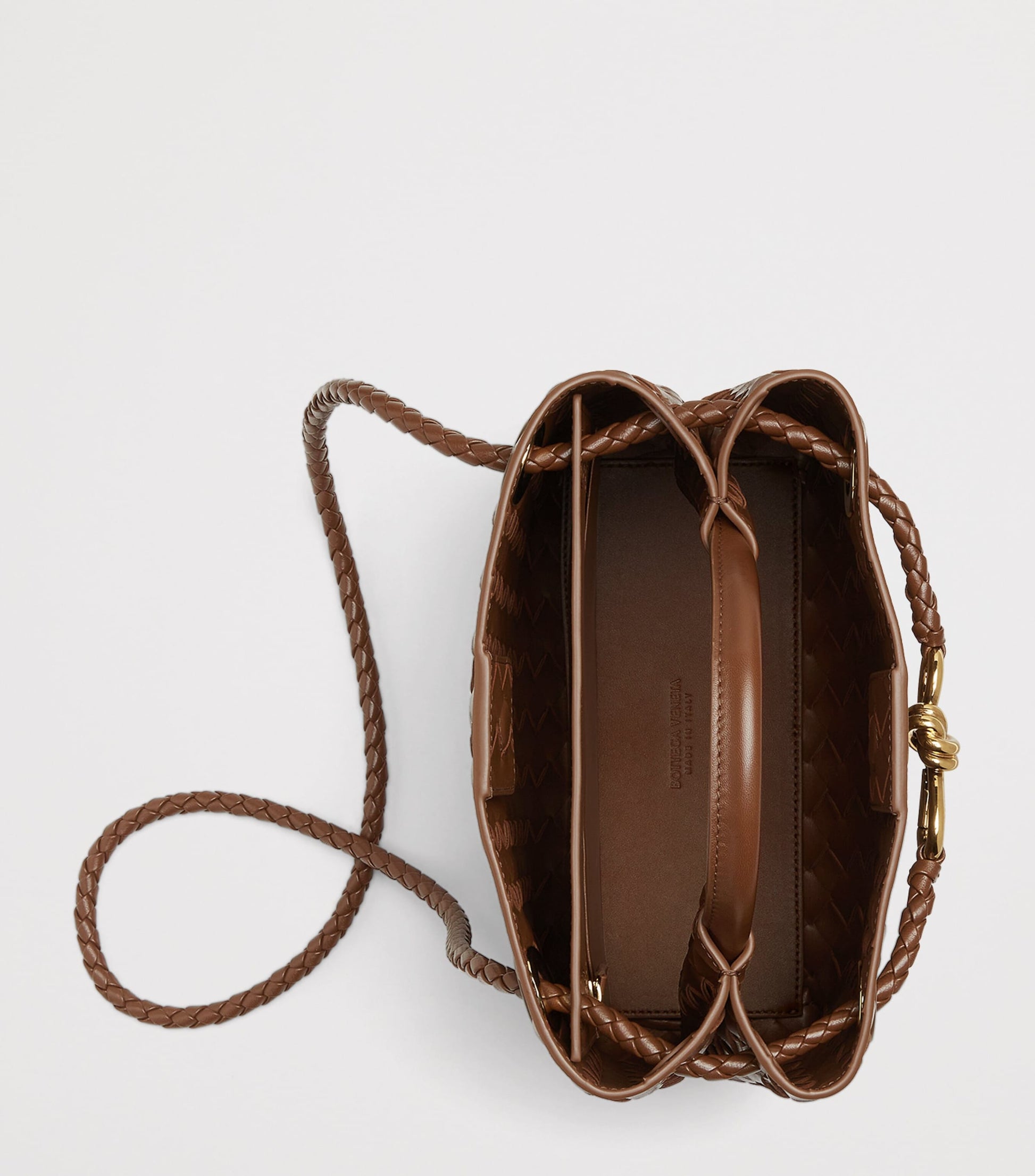 Small Leather Andiamo Top-Handle Bag