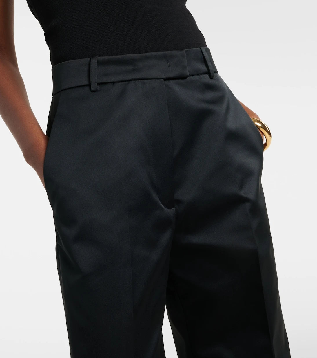 The Frankie Shop - Brickell satin wide-leg pants