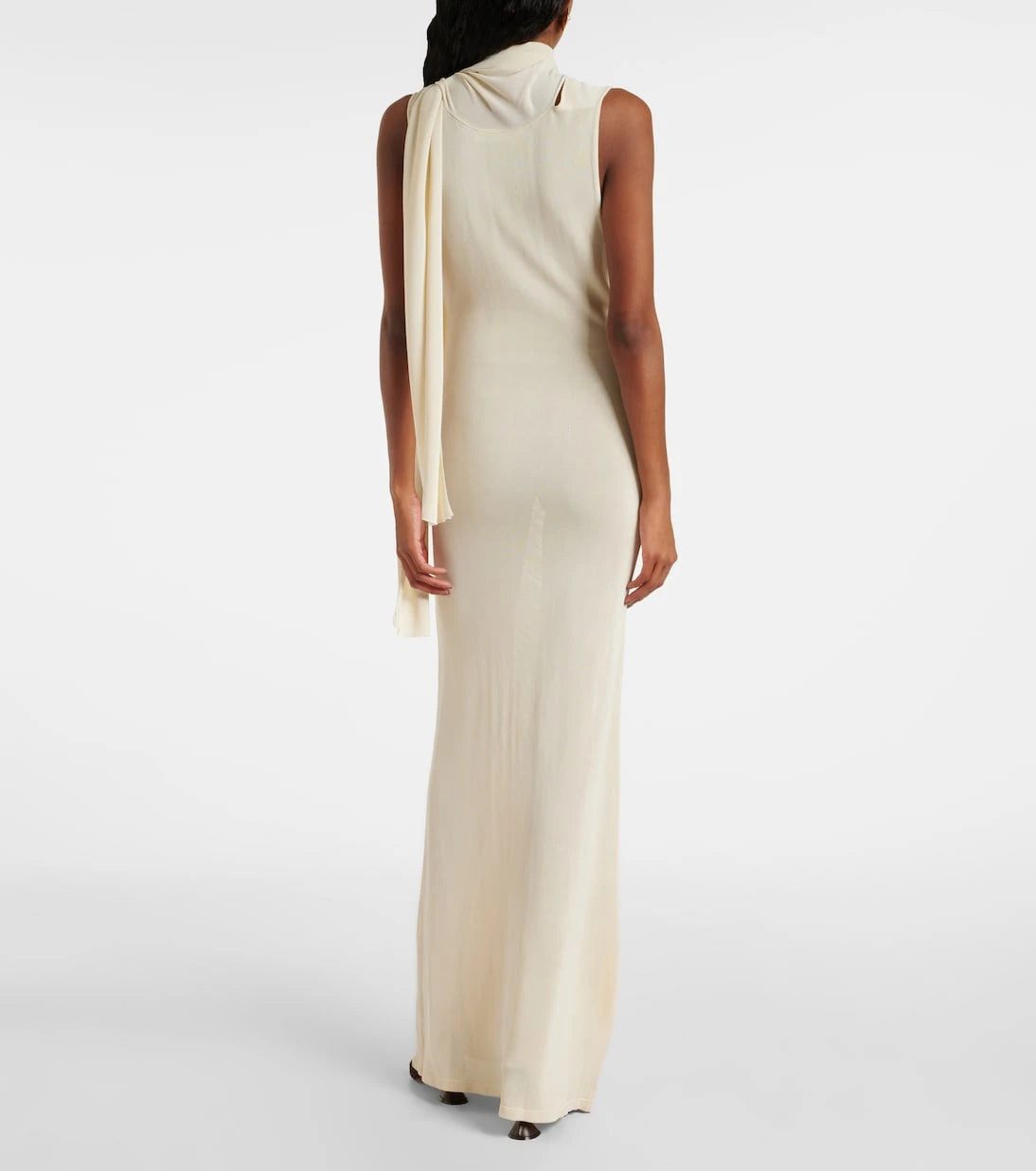 Aya Muse - Scarf-detail draped maxi dress