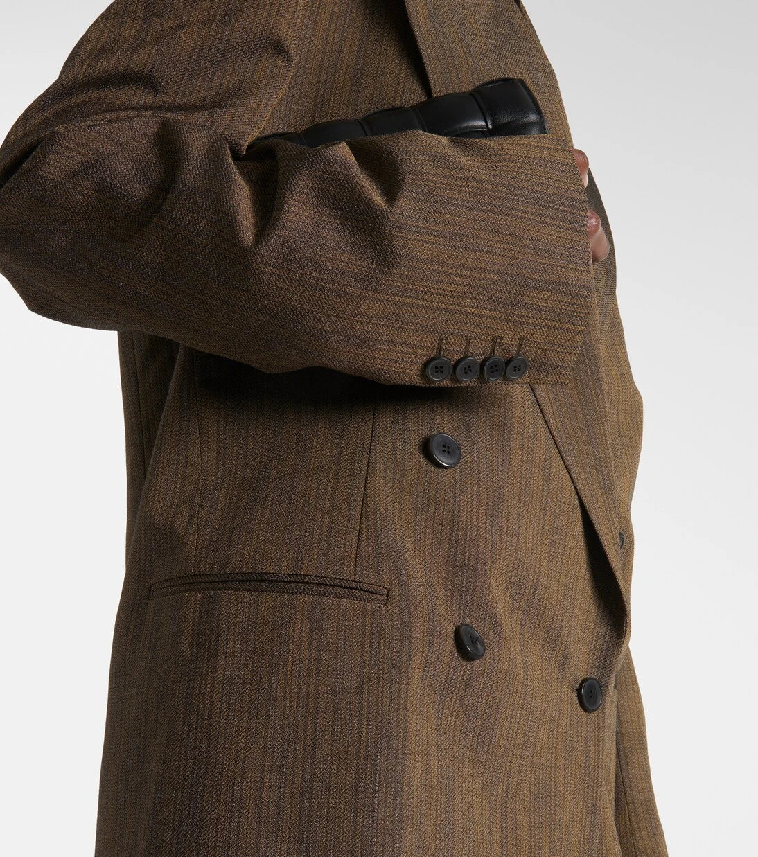 Dries Van Noten - Double-breasted cotton-blend blazer