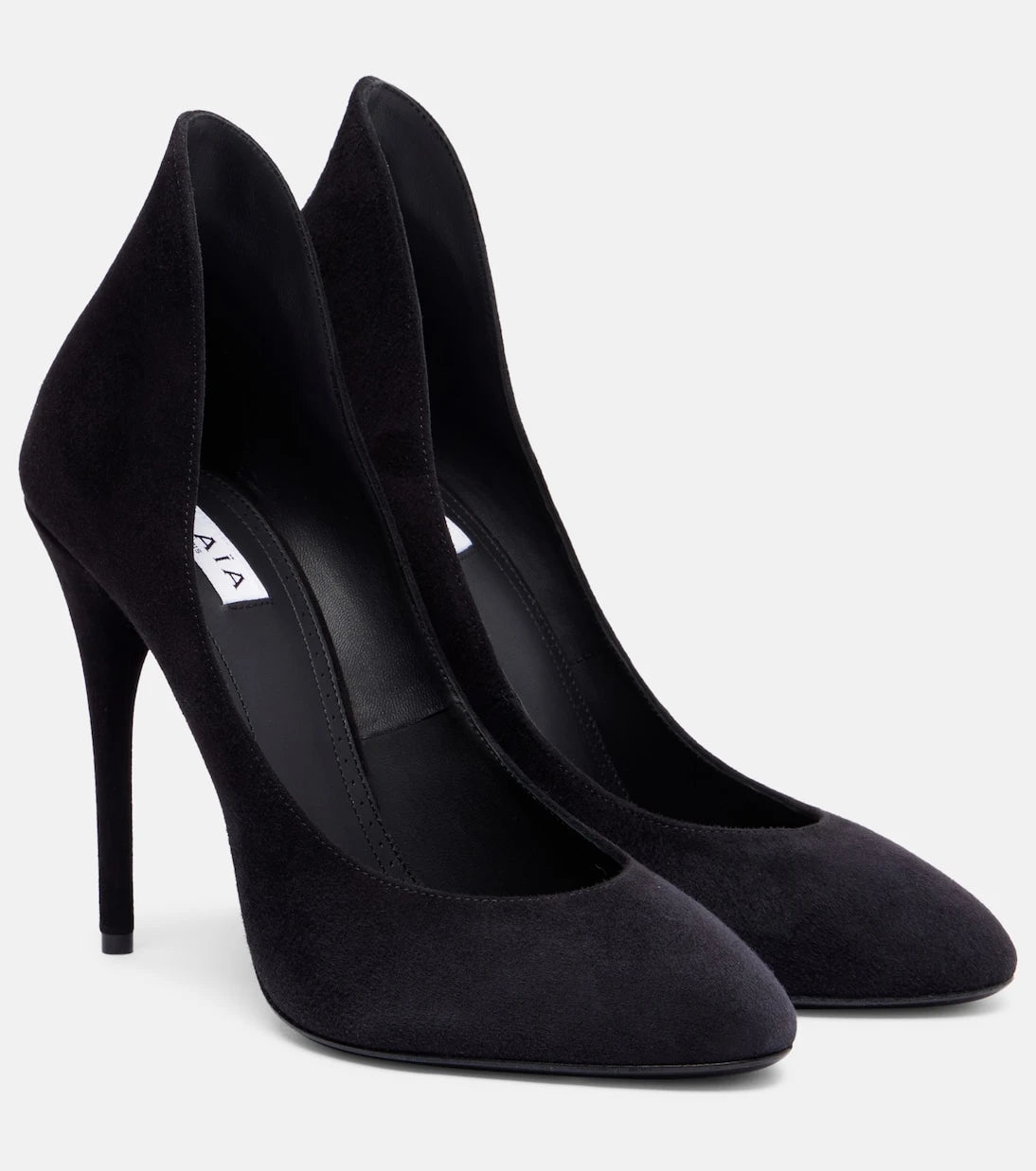 Alaïa - Decolette 110 suede pumps