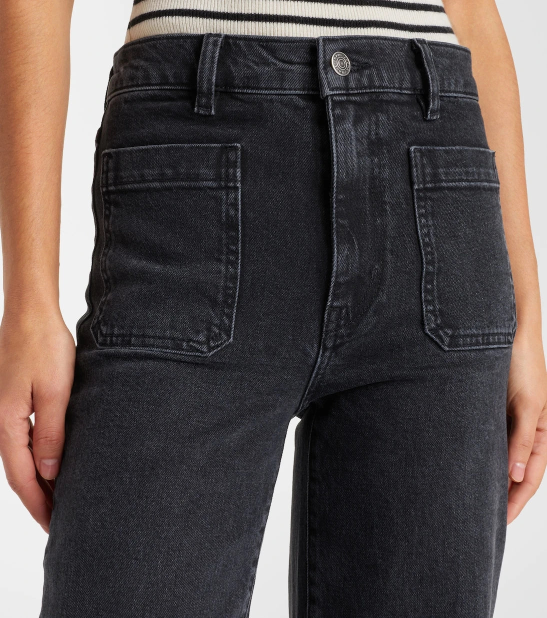 Frame - Arrow high-rise bootcut jeans