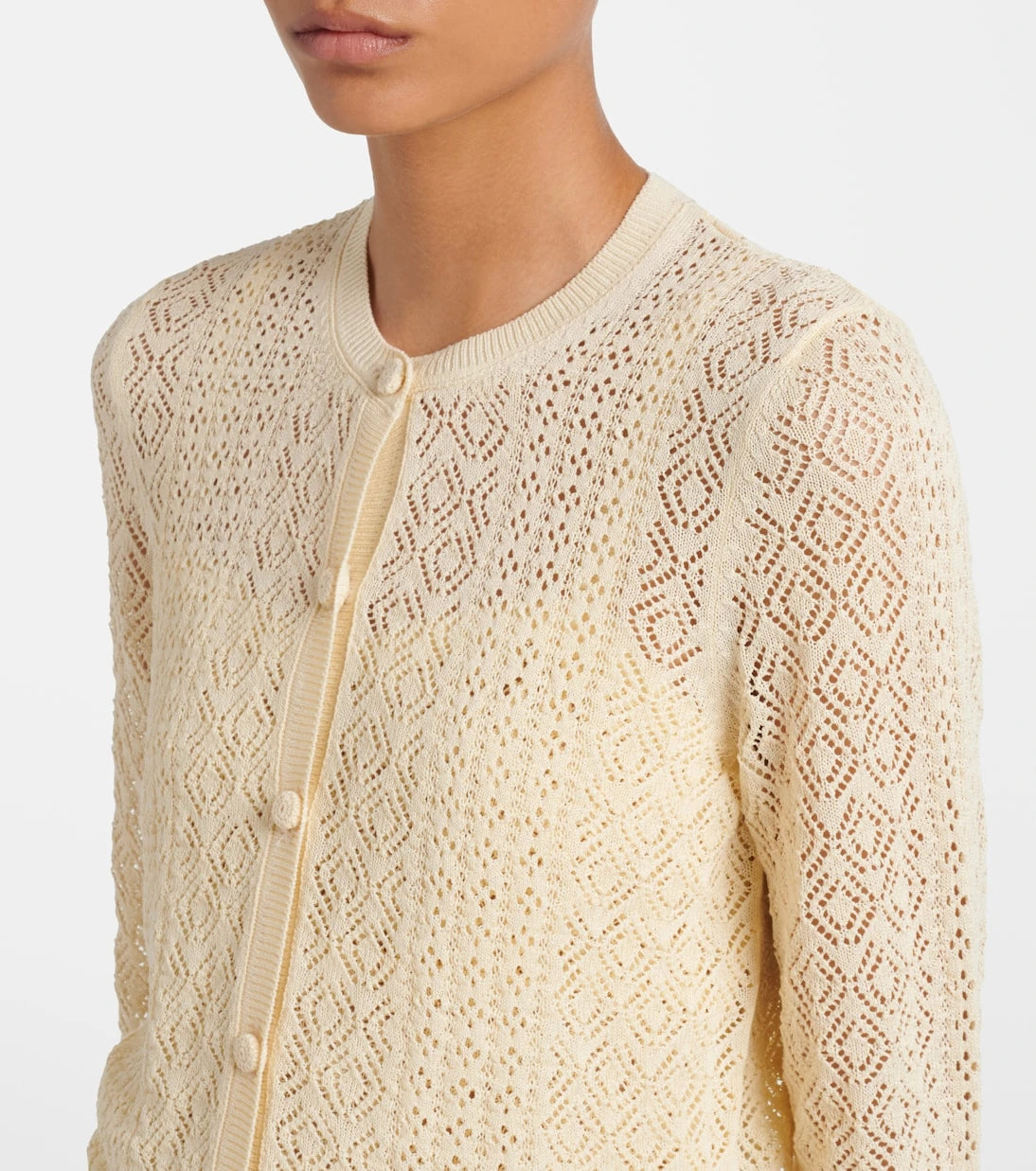 Dôen - Diane pointelle cardigan
