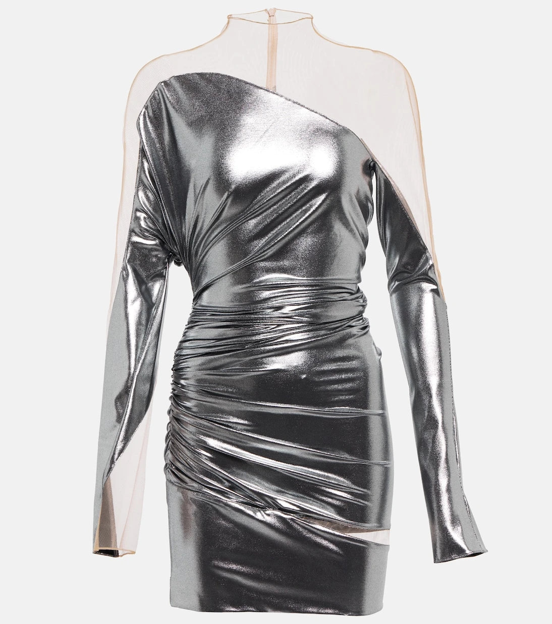 Mugler - Paneled minidress