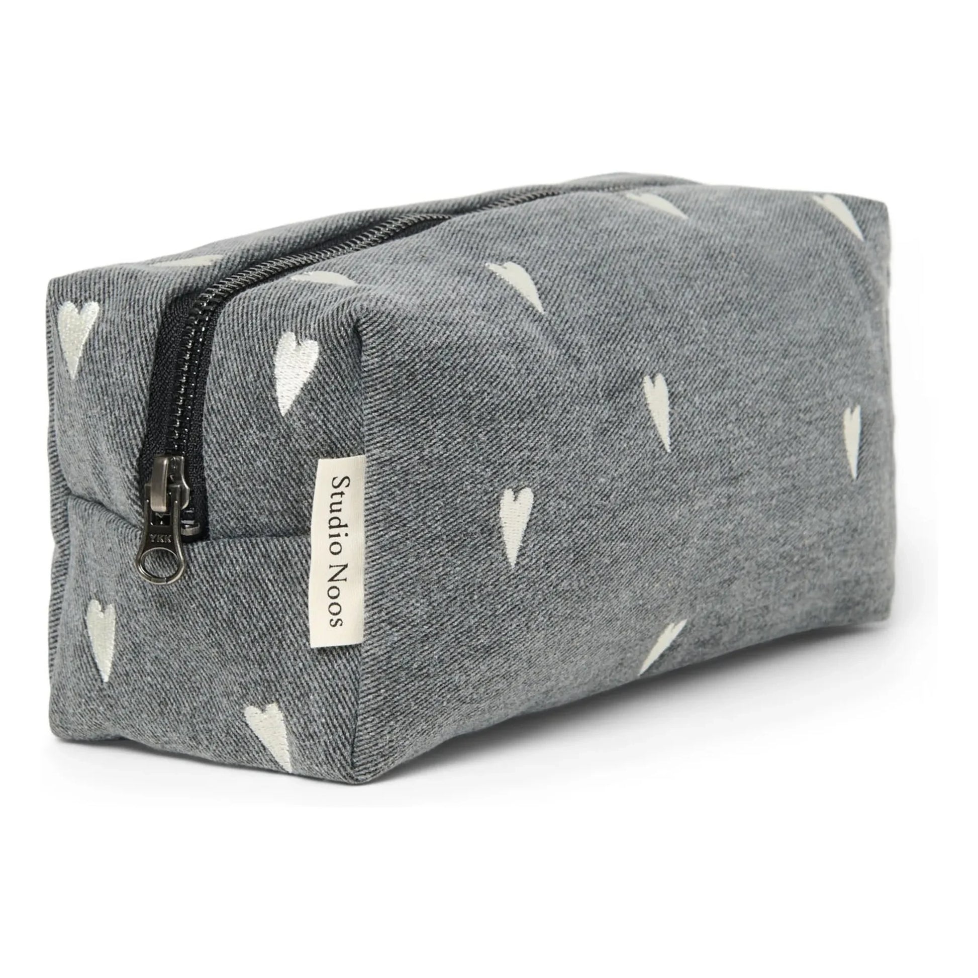 Studio Noos - Hearts toiletry bag | Grey