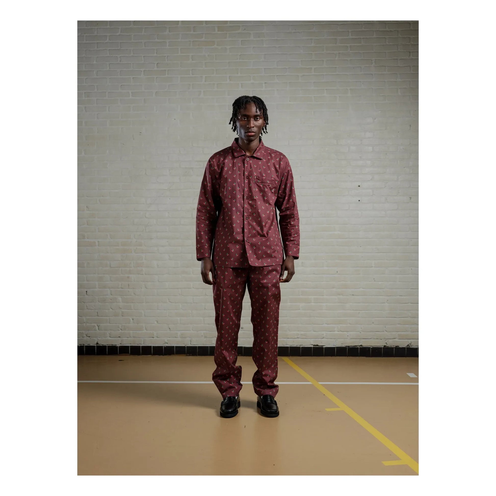 Pockies - Cherry Pyjama Pants  | Cherry red