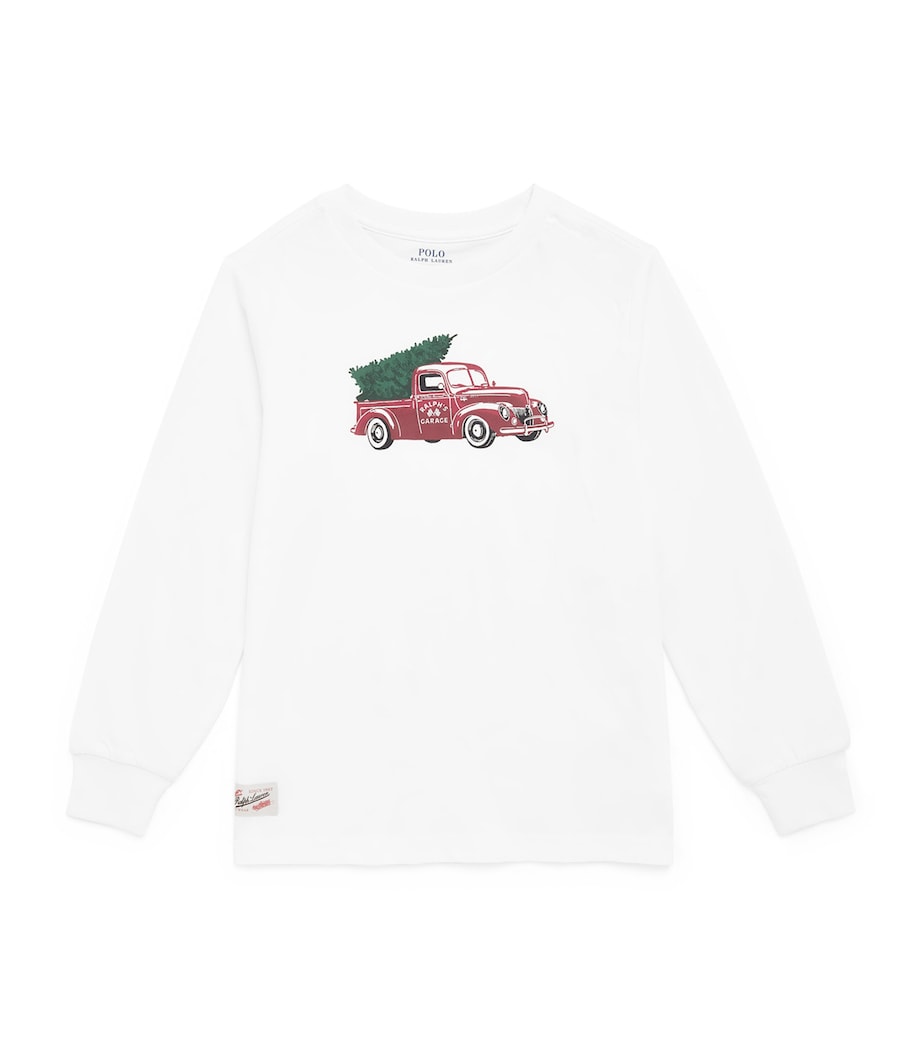 Ralph Lauren Kids Cotton Truck-Print T-Shirt (6-14 Years)