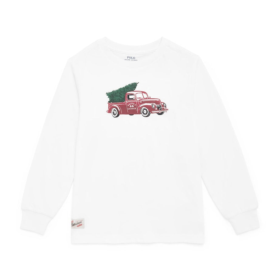 Ralph Lauren Kids Cotton Truck-Print T-Shirt (6-14 Years)