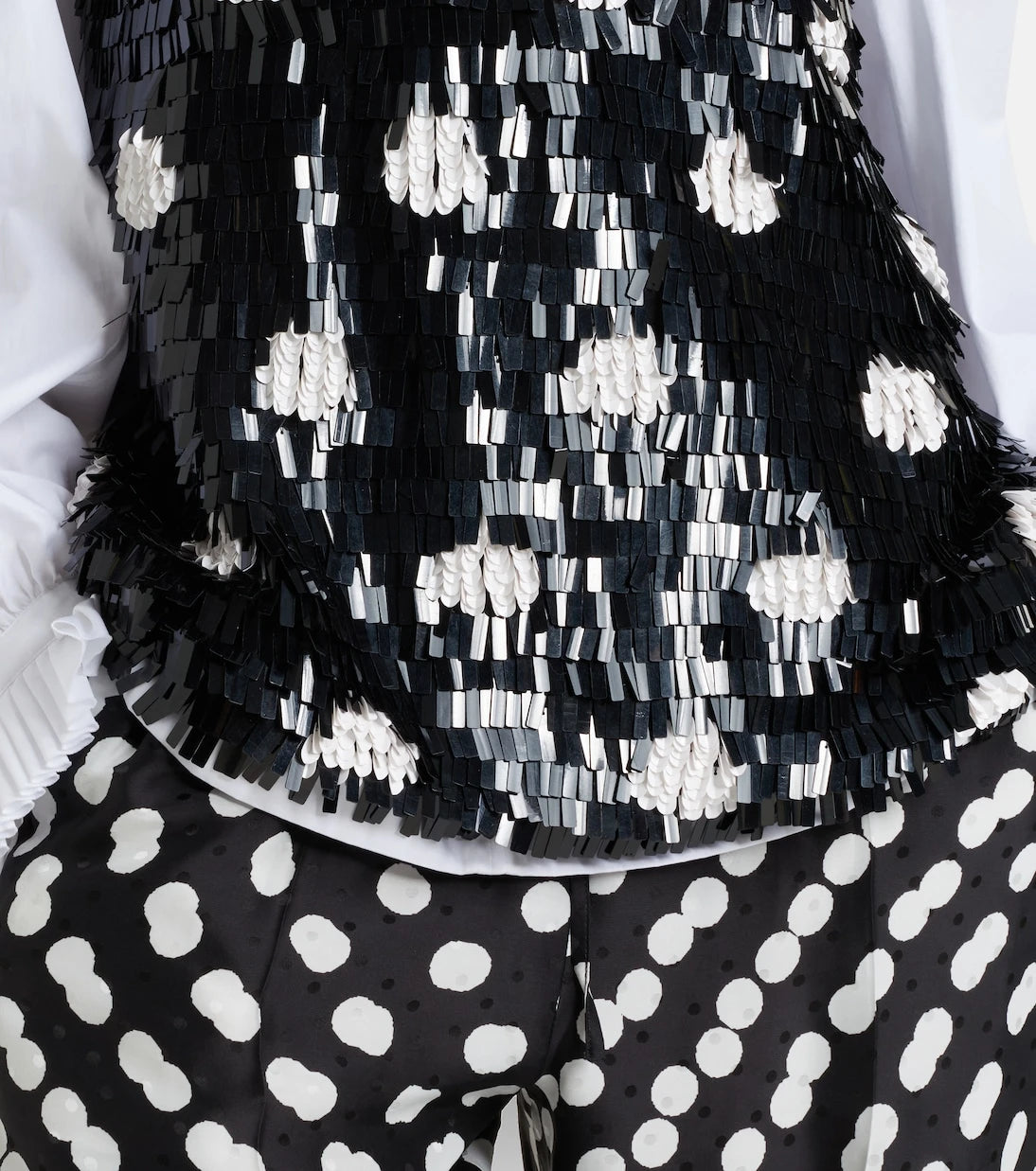 Dries Van Noten - Cuzco sequined silk top