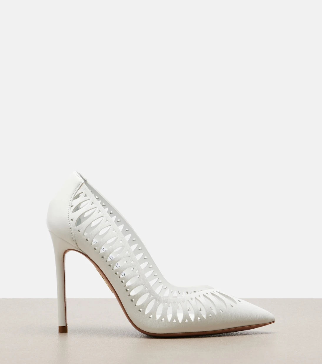 Aquazzura - Gisele perforated leather pumps