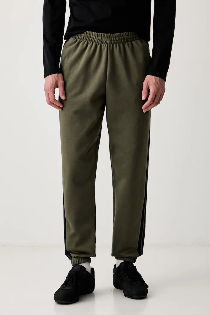 adidas erkek pamuklu spor pantolon Three Stripes