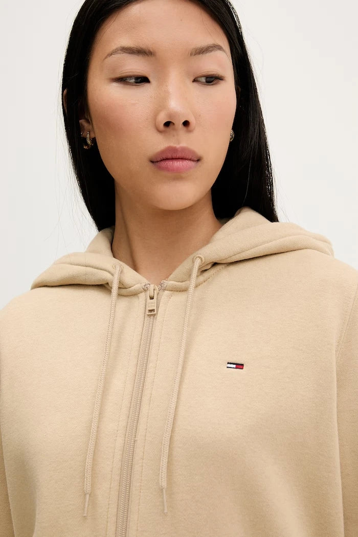 Tommy Jeans суичър с цип дамски с памук