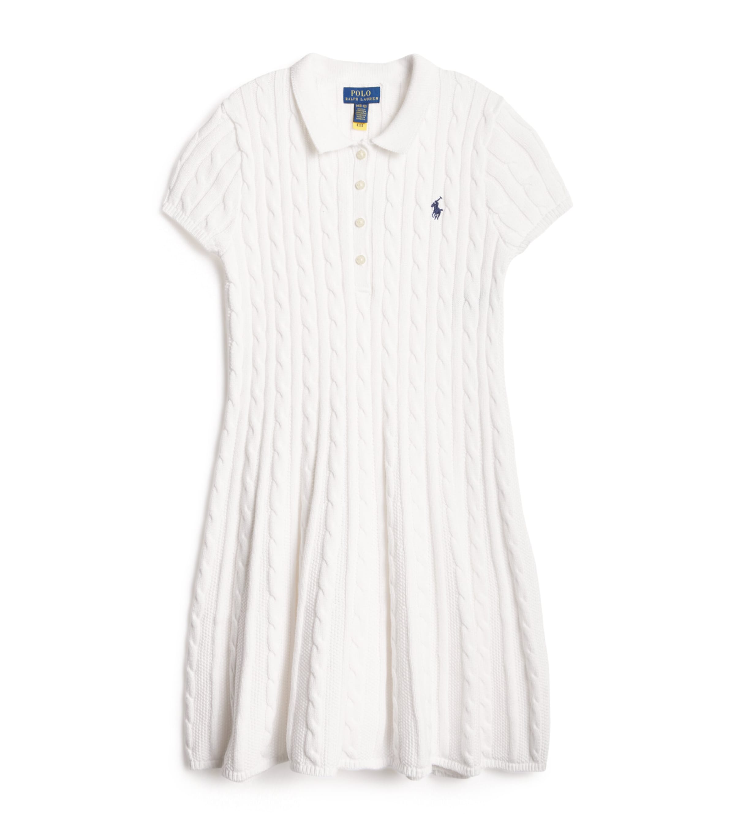 Ralph Lauren Kids Cotton Cable-Knit Dress (7-14 Years)