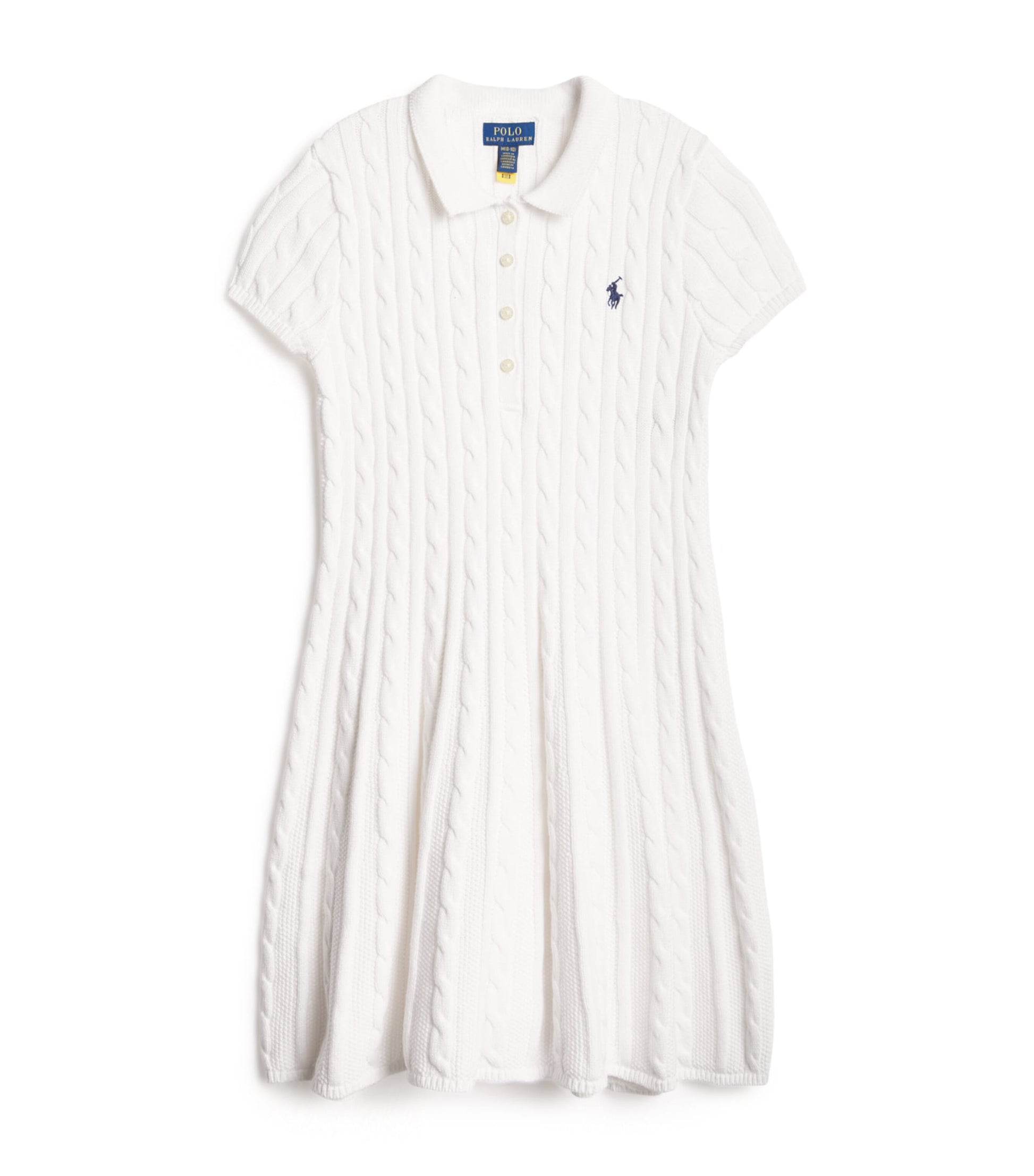 Ralph Lauren Kids Cotton Cable-Knit Dress (7-14 Years)
