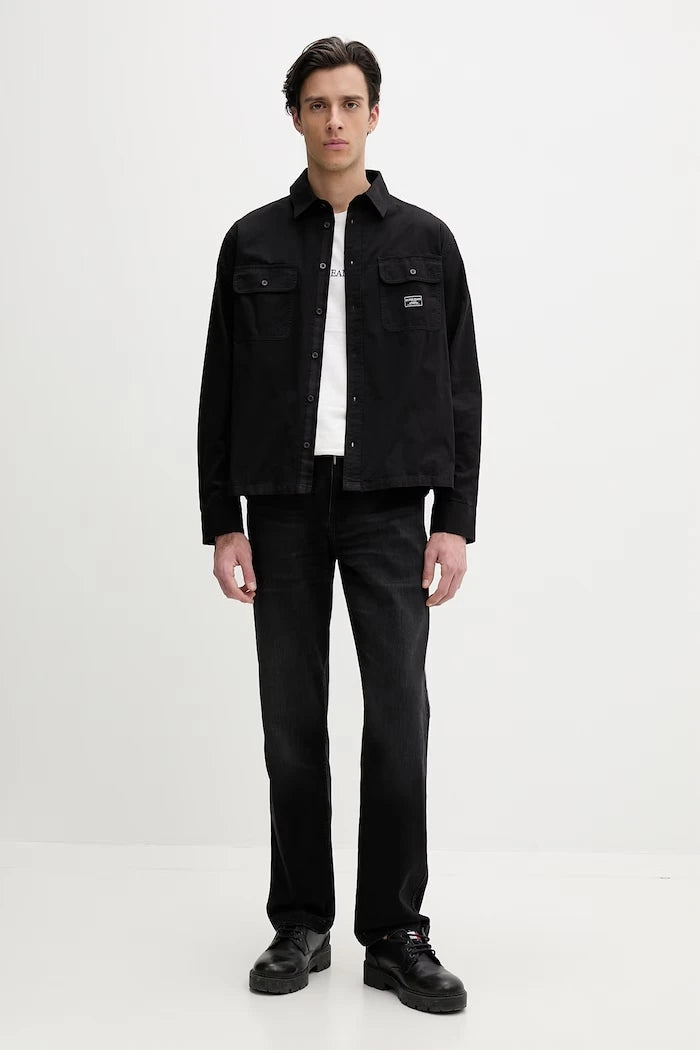 Guess Jeans риза мъжка от памук