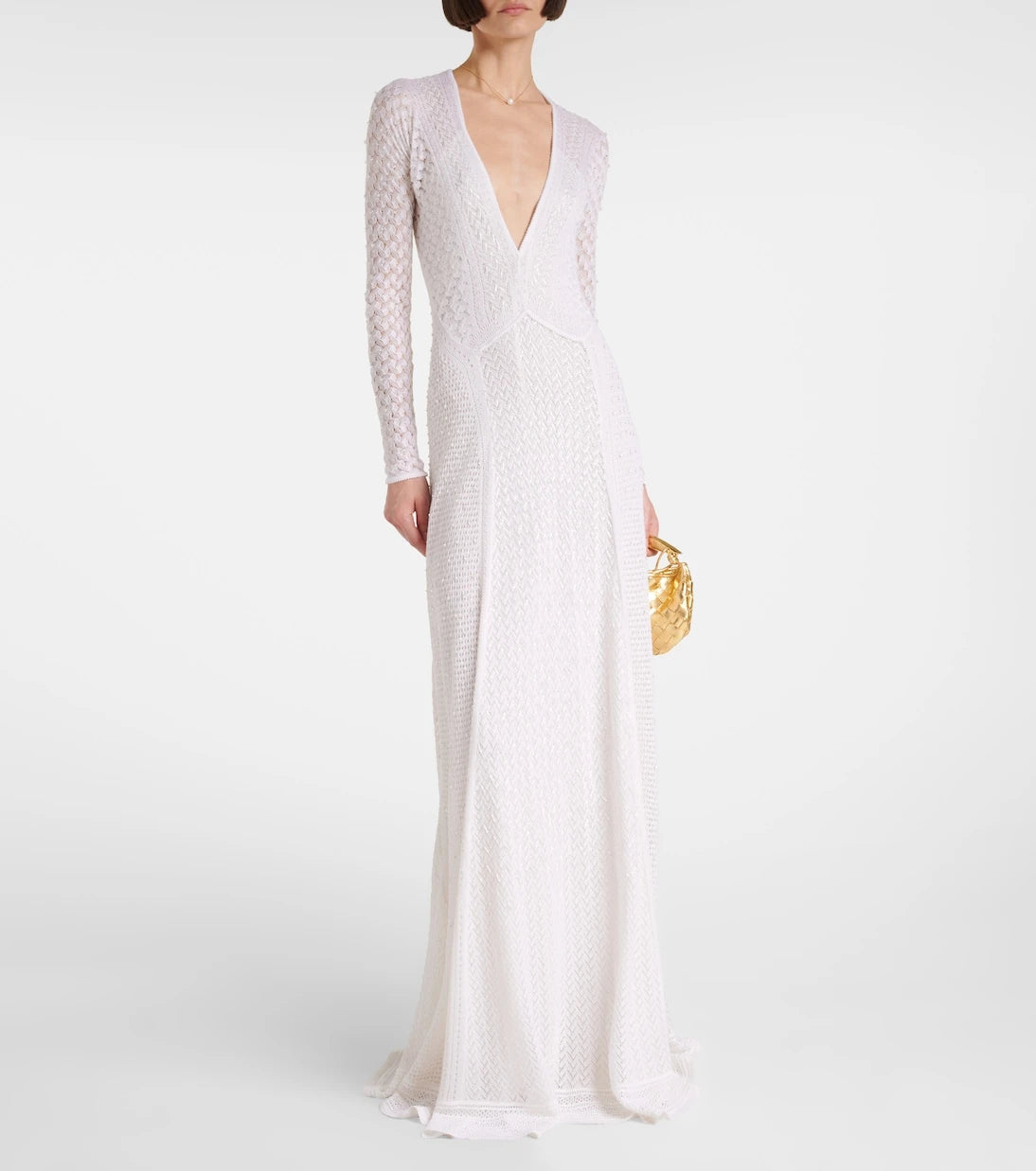 Ralph Lauren Collection - Knitted silk and cashmere gown