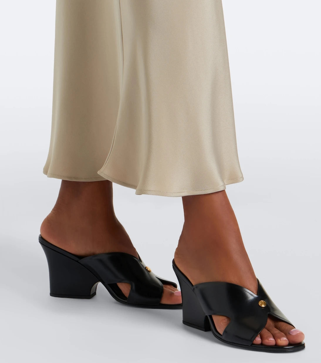 Max Mara - Silk satin slip skirt