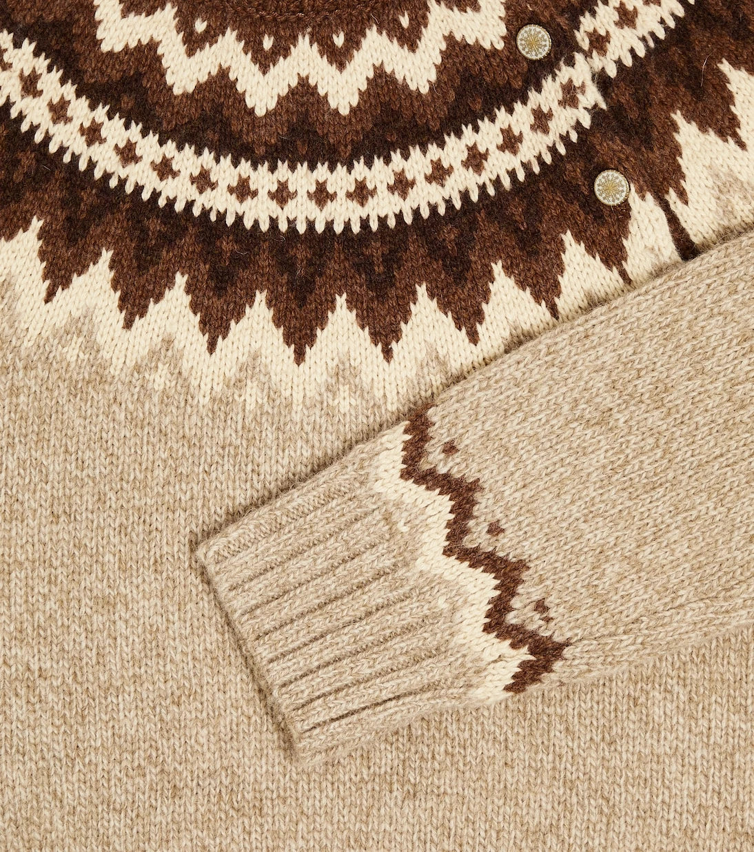 Polo Ralph Lauren Kids - سترة صوفية بمزيج من Fair Isle