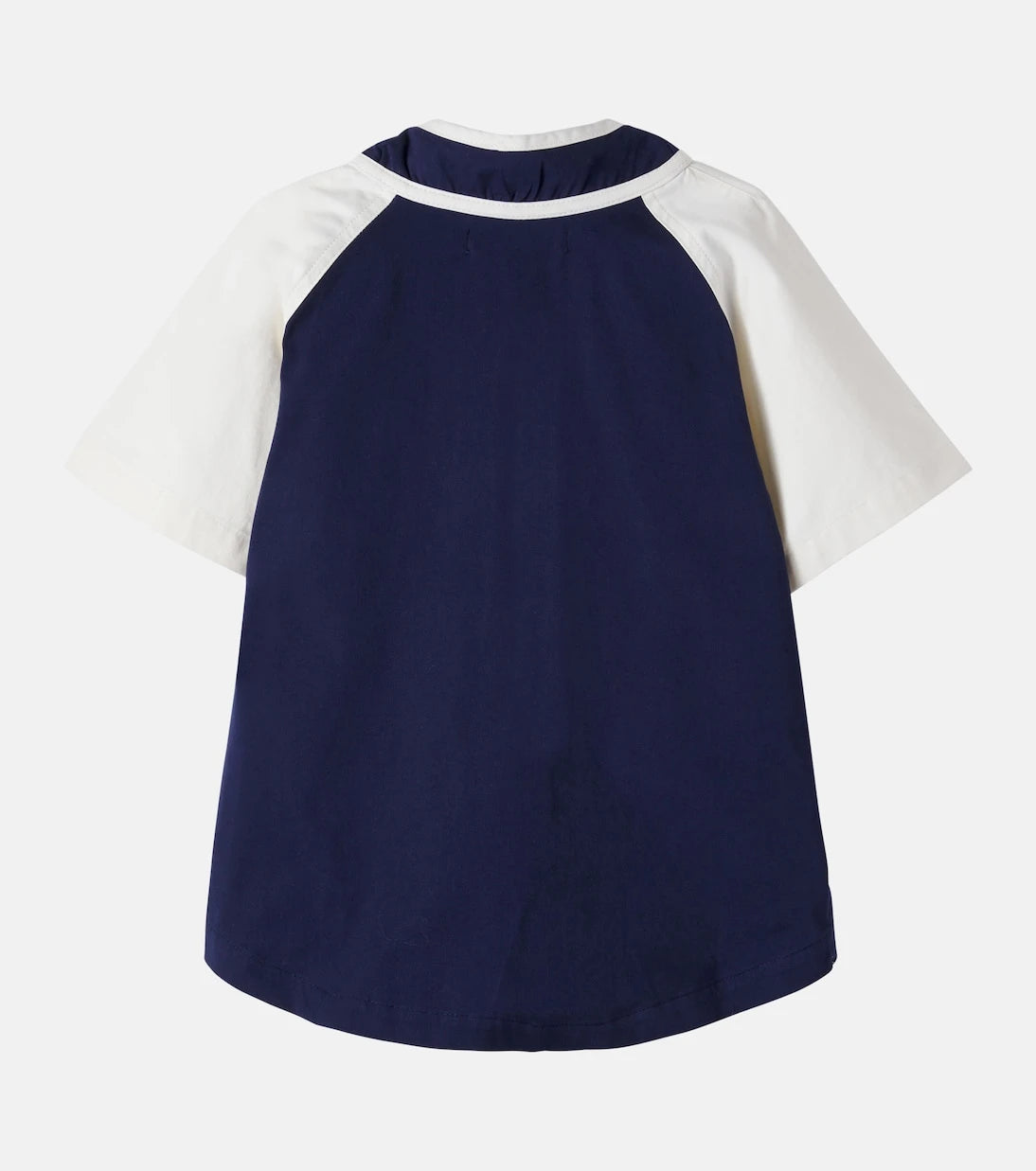 The New Society - Gorse patch-appliqué cotton shirt