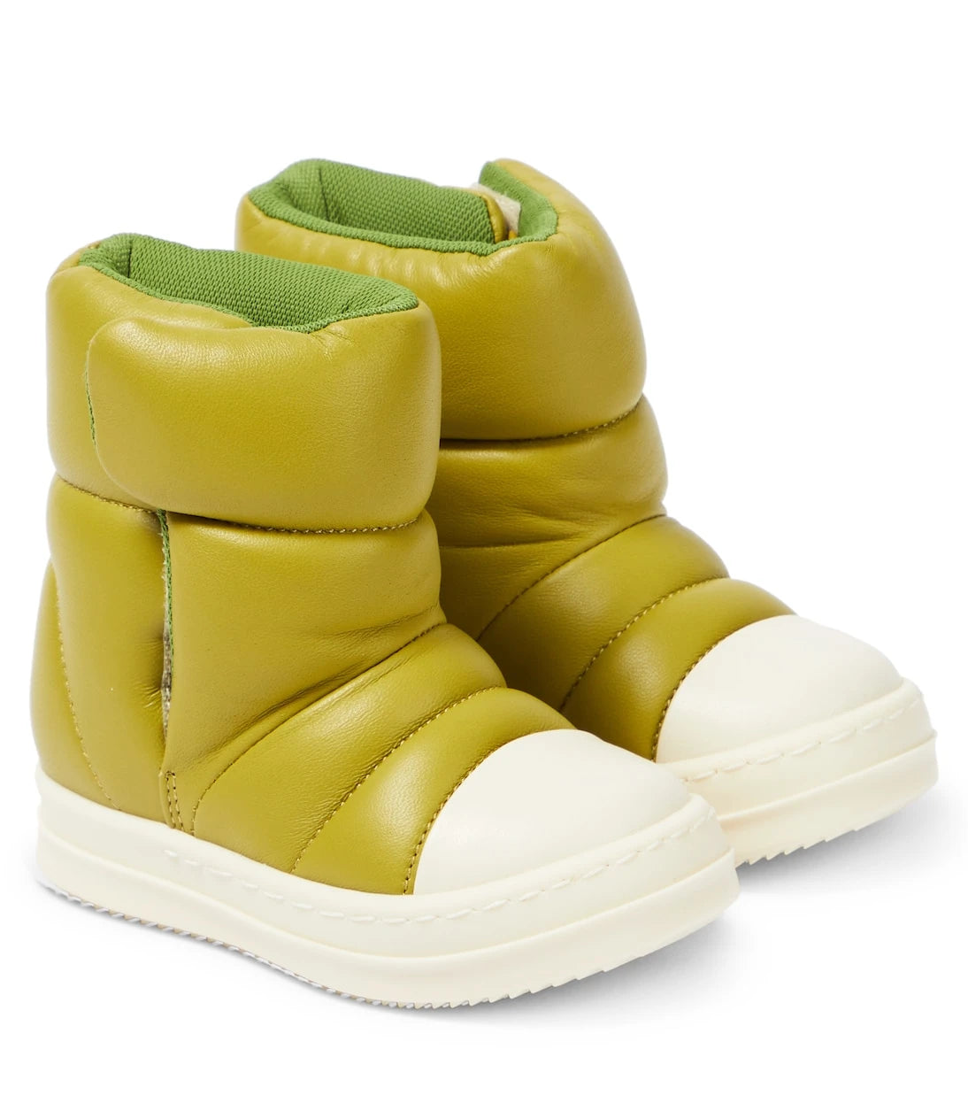 Rick Owens Kids - Puffer leather boots