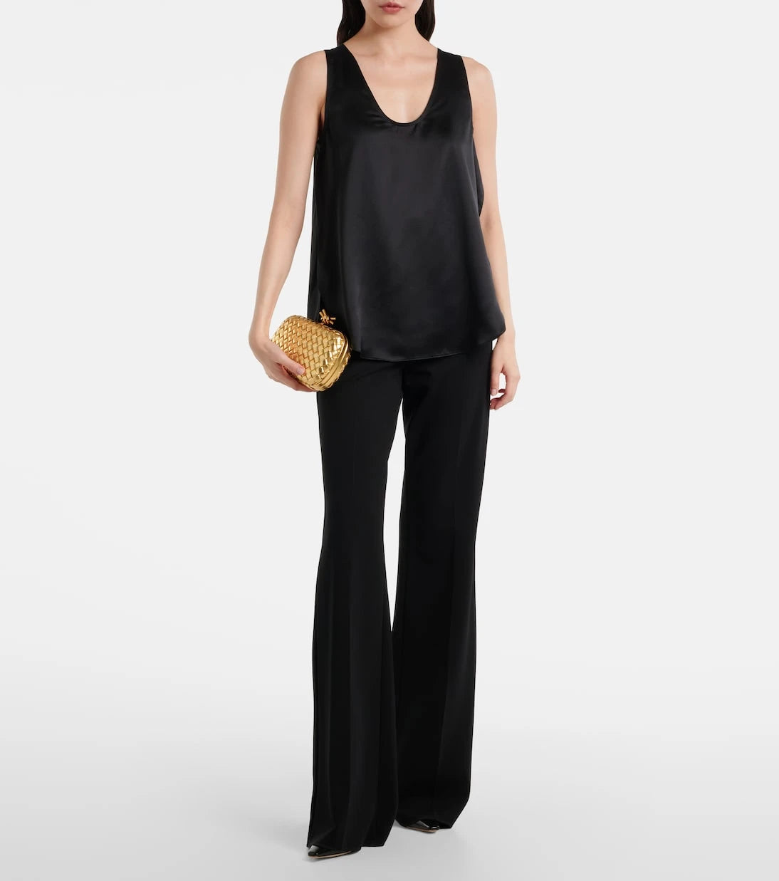 Max Mara - Filly silk tank top