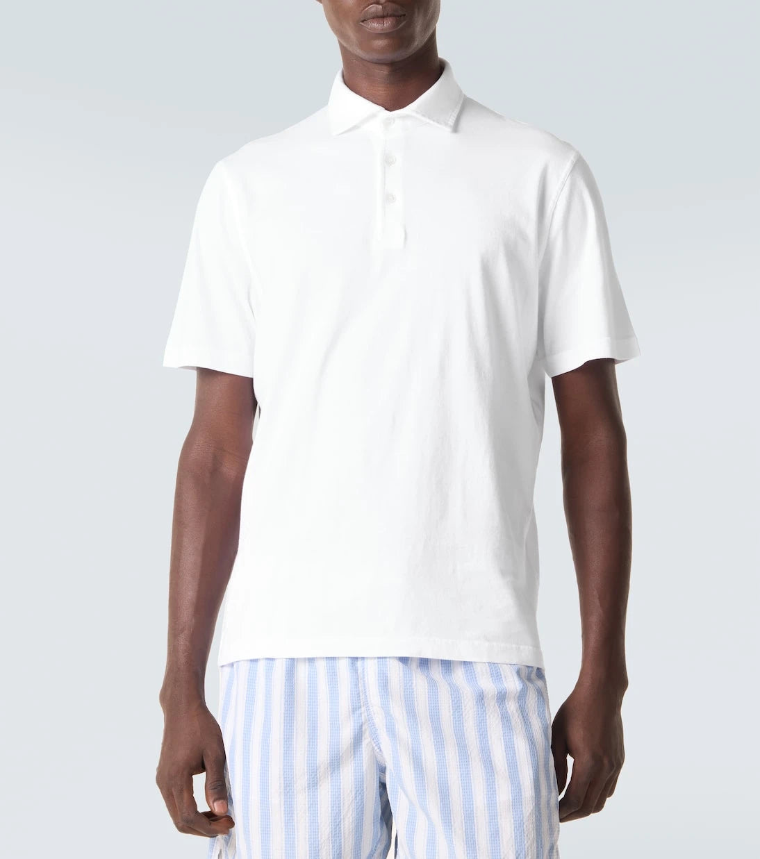 Fedeli - Zero cotton jersey polo shirt