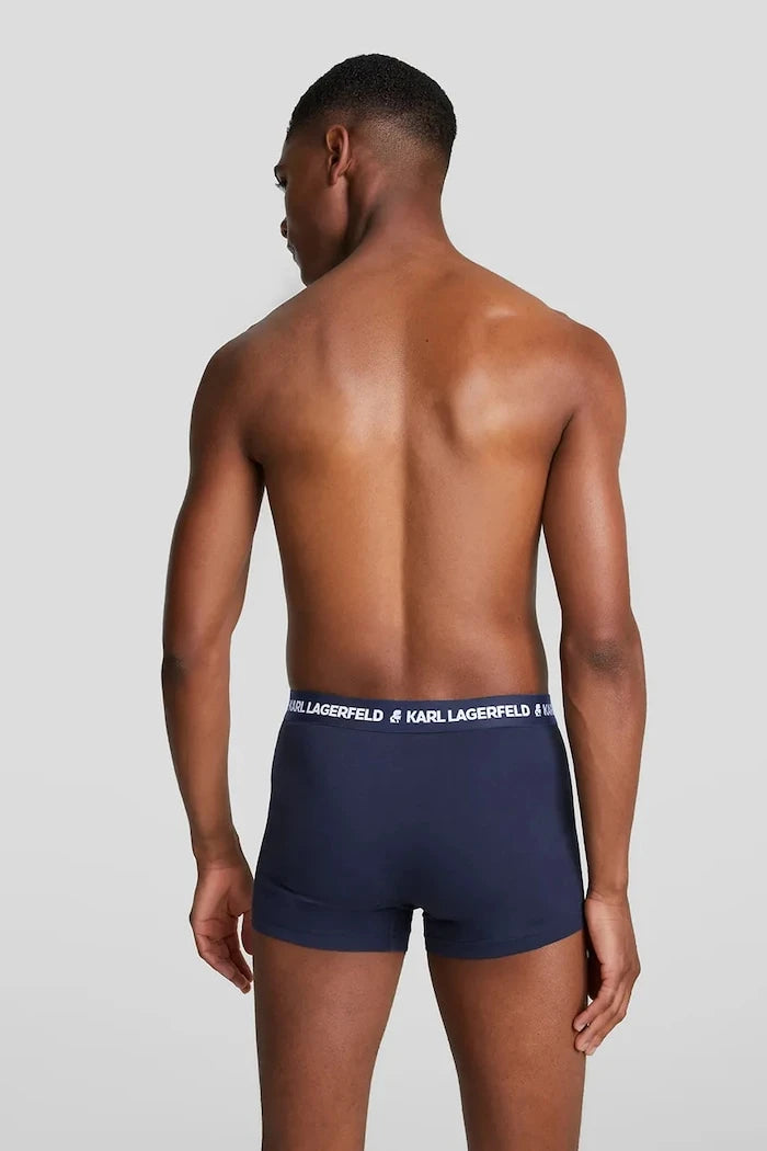 Karl Lagerfeld pamuklu elastan erkek boxer 3'lü
