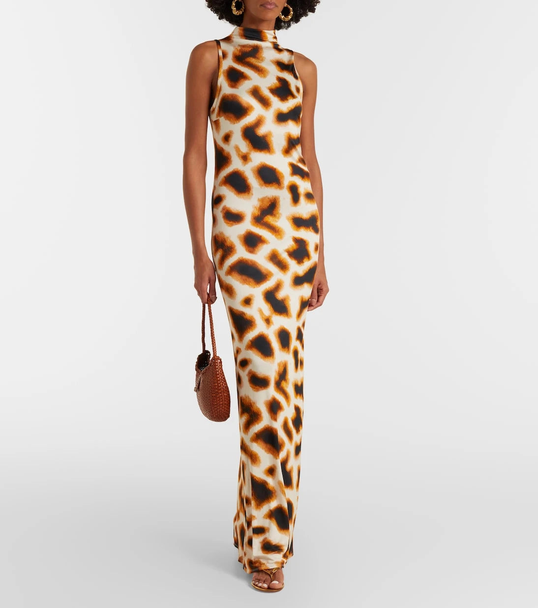 Christopher Esber - Animal-print maxi dress