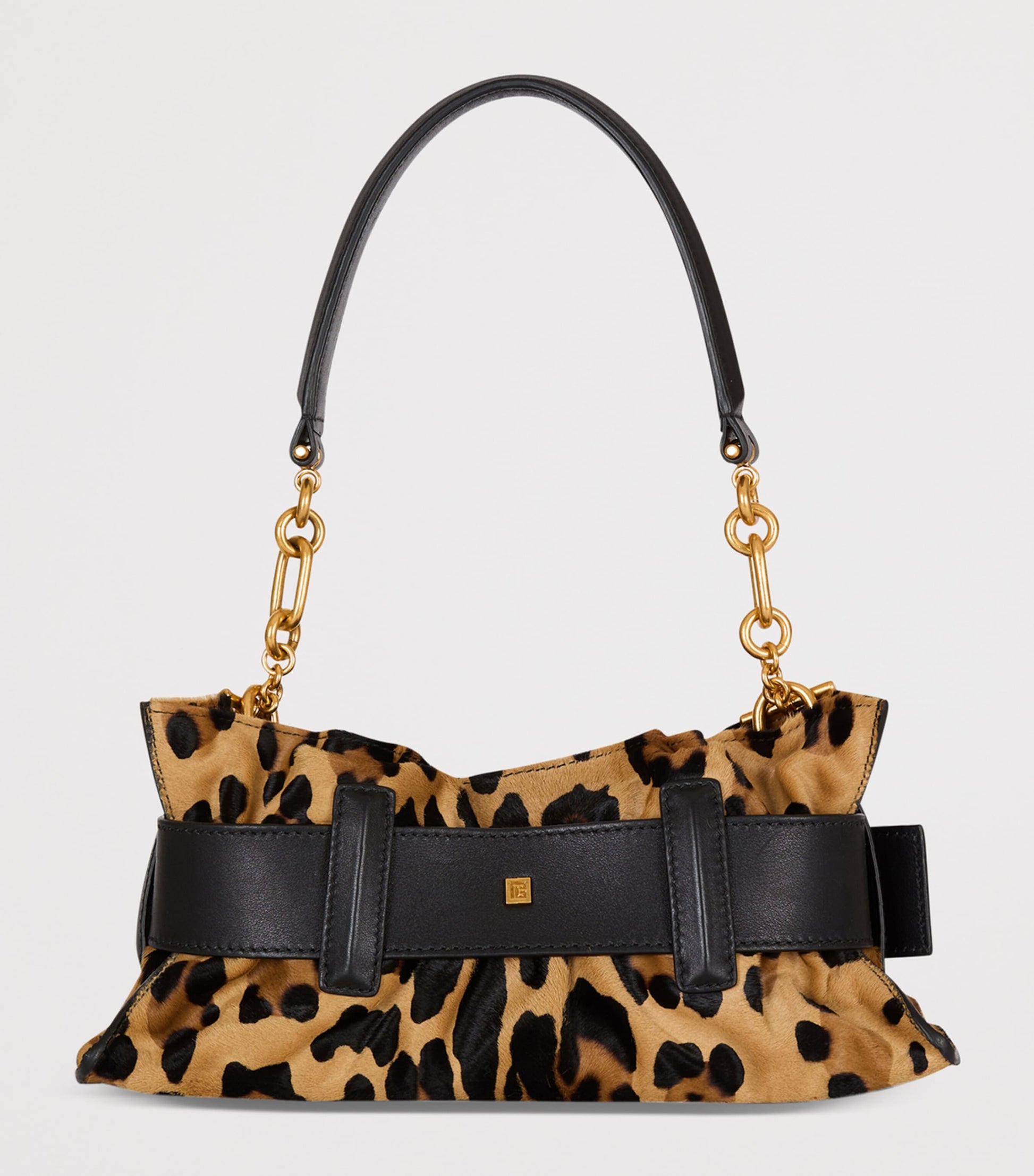 Brown Mini Leopard Anthem Shoulder Bag