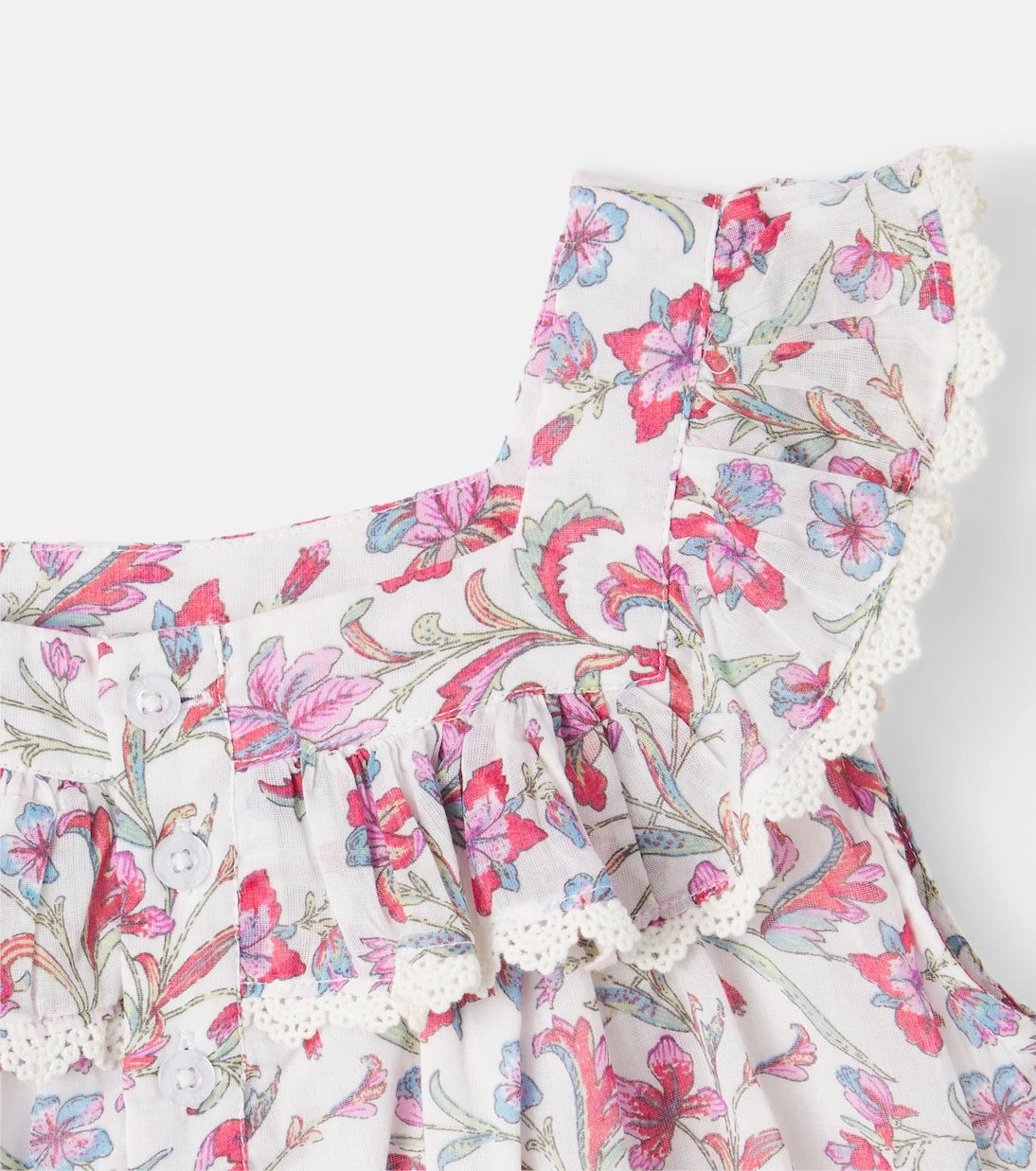 Louise Misha - Inessa floral ruffled cotton top