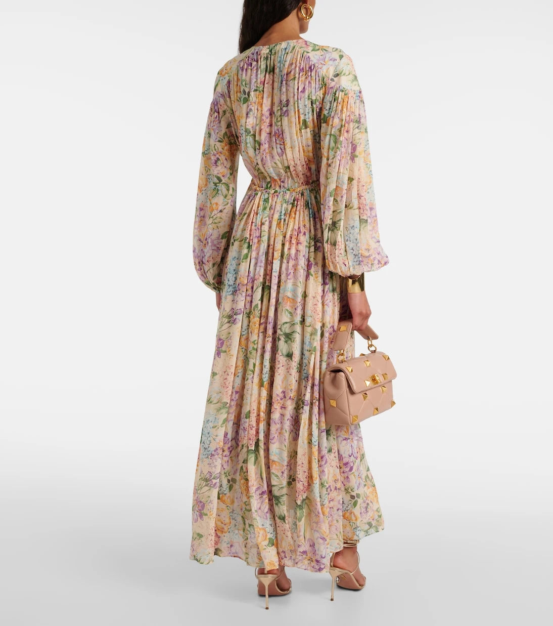 Zimmermann - Halliday gathered floral maxi dress