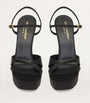 Saint Laurent Black Debbie Platform Sandals 110