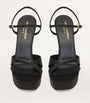 Saint Laurent Black Debbie Platform Sandals 110