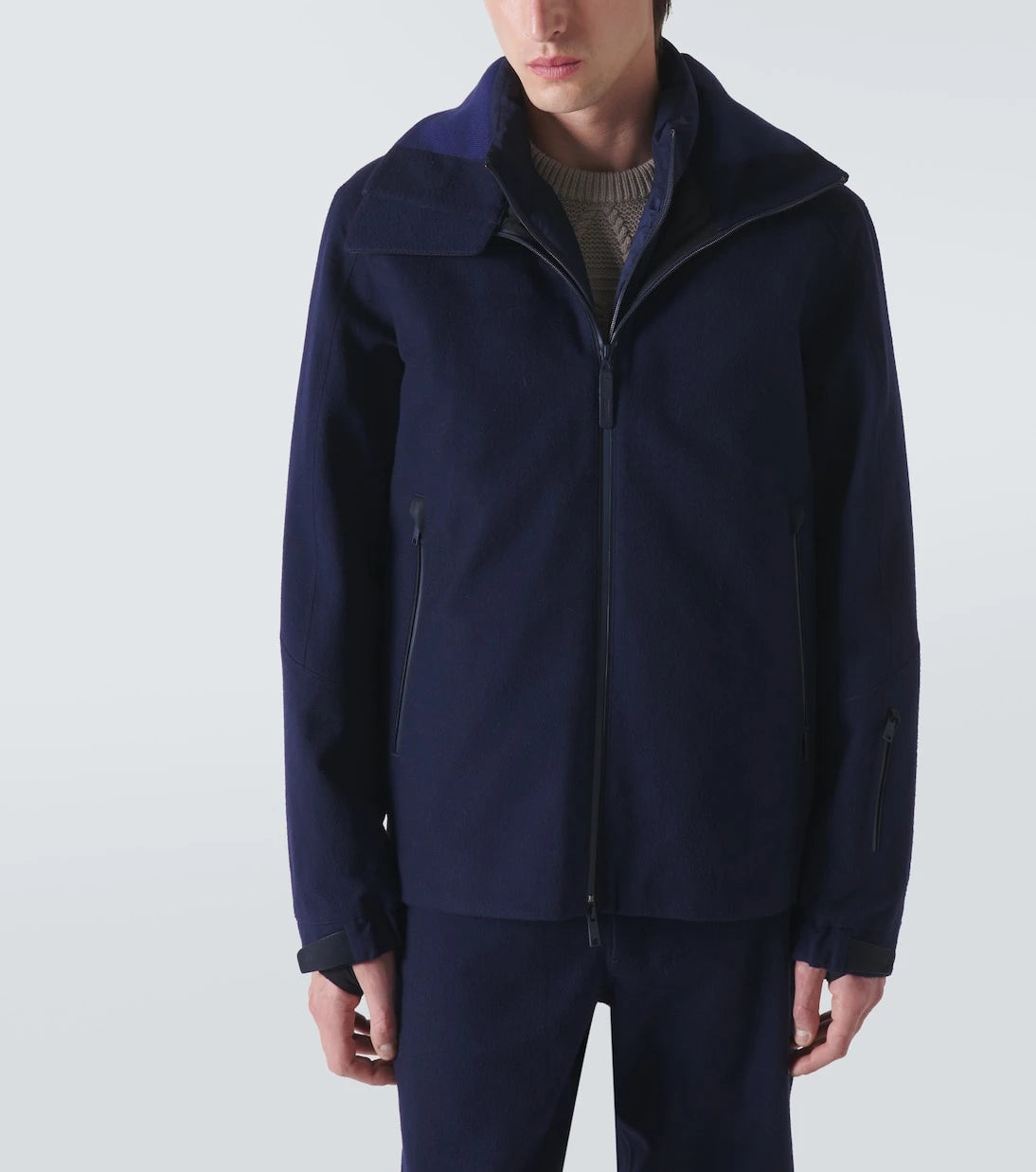 Zegna - جاكيت تزلج من الكشمير