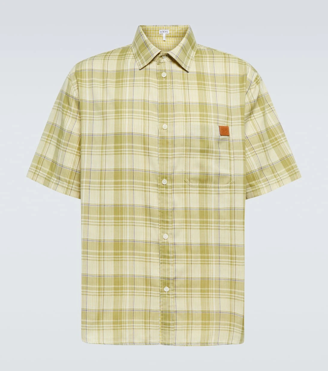 Loewe - Checked gauze shirt