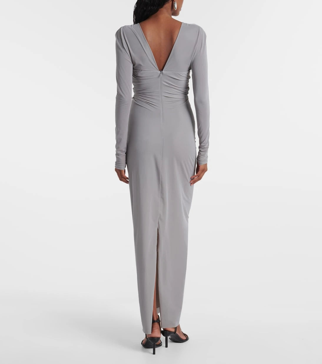 Christopher Esber - Molded Venus cutout mesh maxi dress