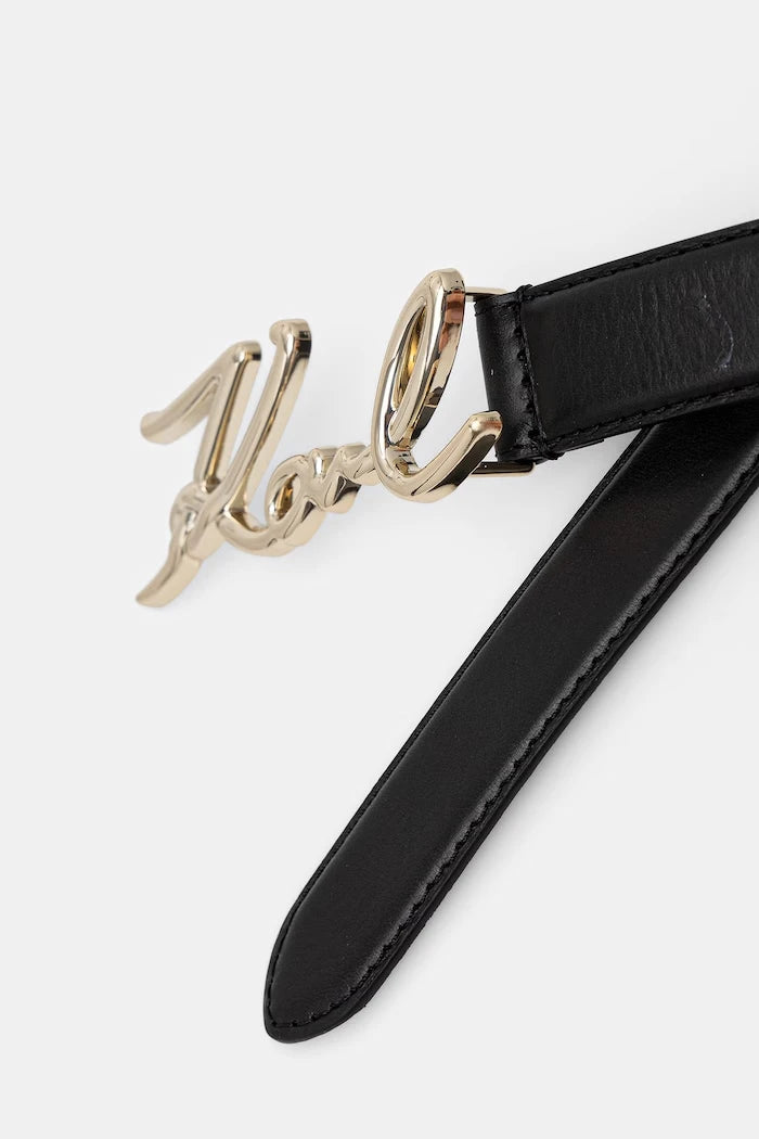 Karl Lagerfeld kadın deri kemer K/SIGNATURE