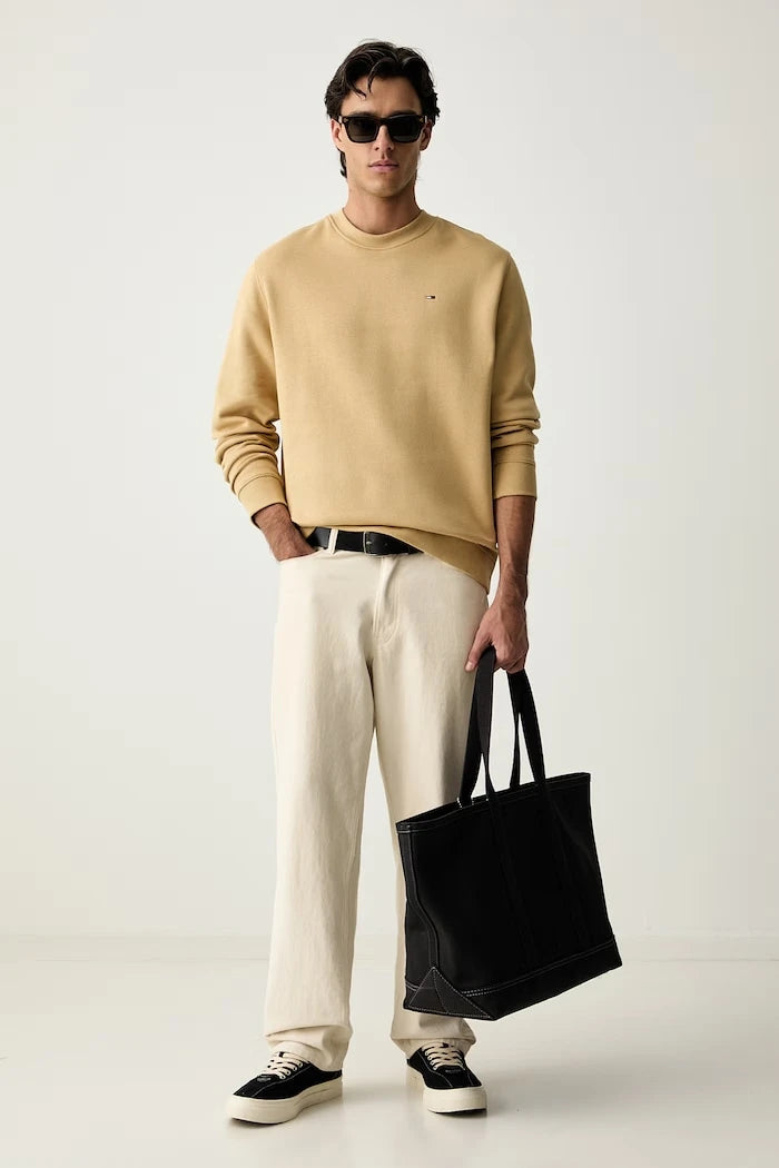 Tommy Jeans erkek pamuklu sweatshirt