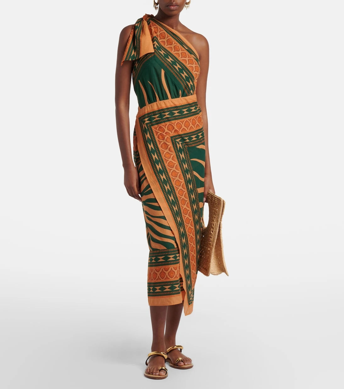 Johanna Ortiz - Embracing Courage cotton wrap dress