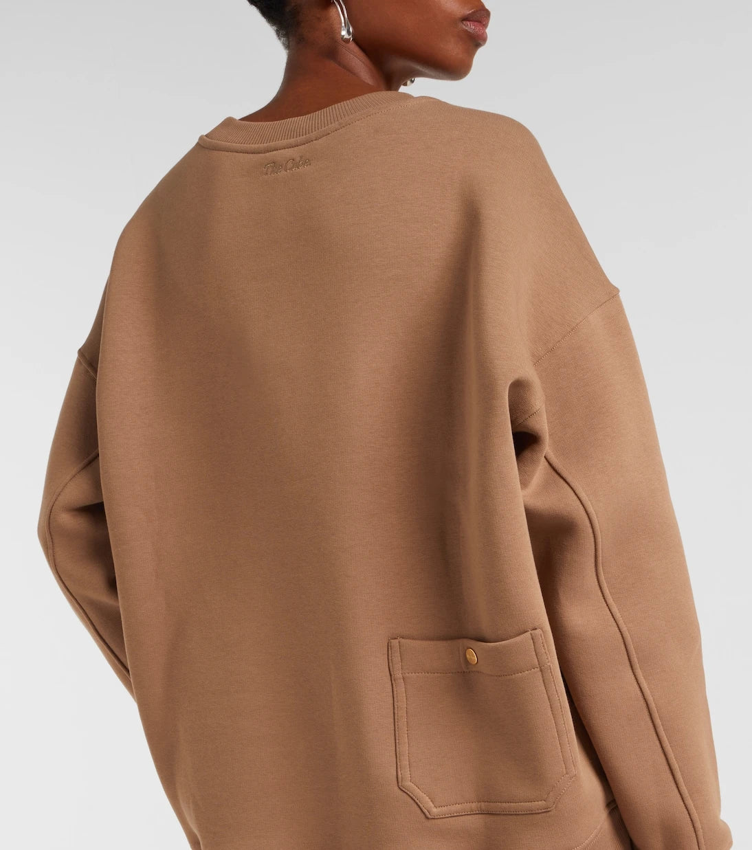 'S Max Mara - سويت شيرت مونزا من مزيج القطن والجرسي
