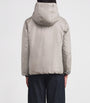 Max Mara Grey The Cube Hooded Puffer Jacket