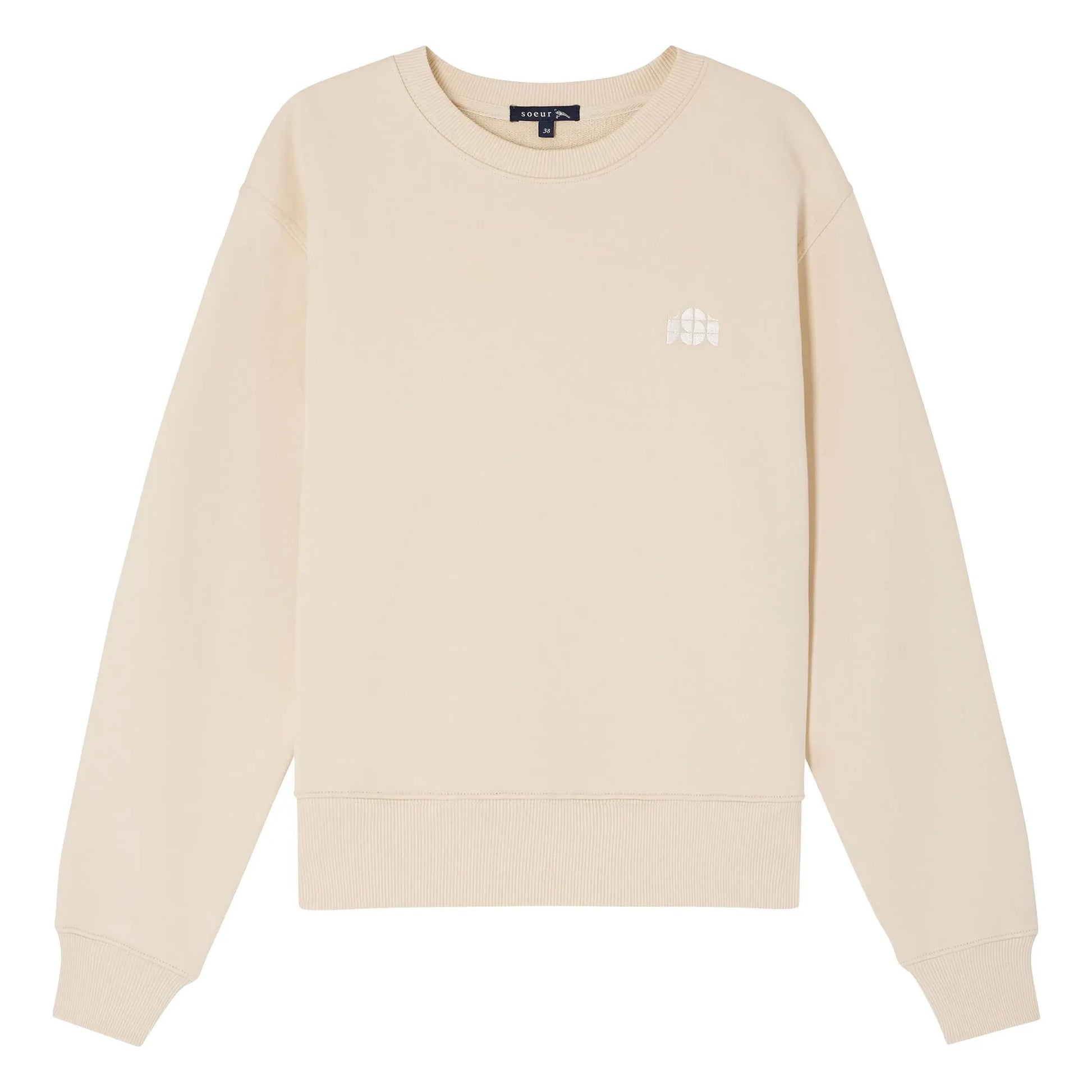 Soeur - Donatien organic cotton sweatshirt | Cream