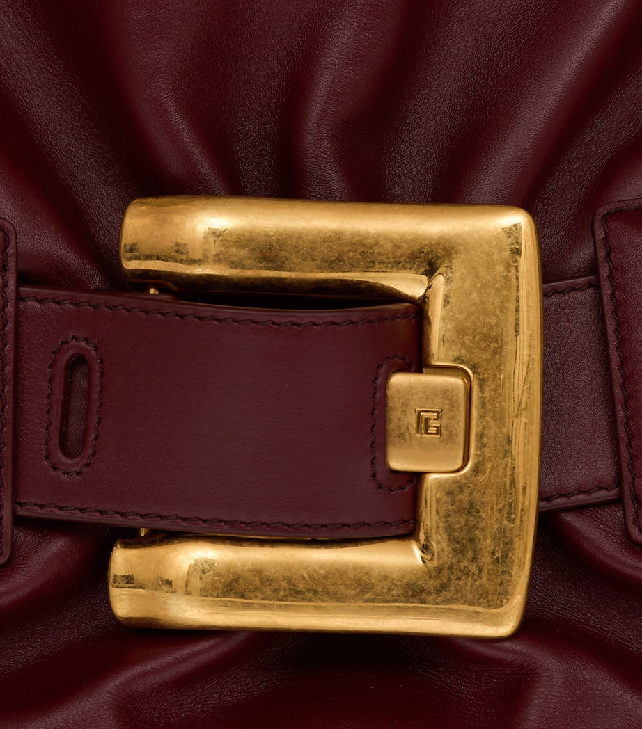 Balmain Medium Leather Anthem Shoulder Bag